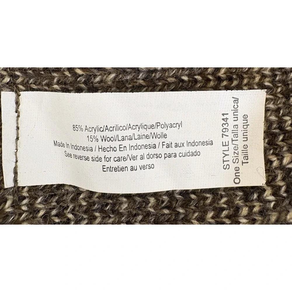 ThirtyTwo Snowboarding Scarf Fair Isle Olive‎ Green Wool Blend Scandi Ski Lodge